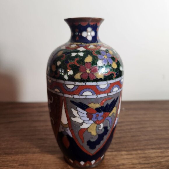 19th Century Mejili Dinbari Fine Japanese Antique Cloisonné Vase With Dragon Phe - Picture 7 of 7